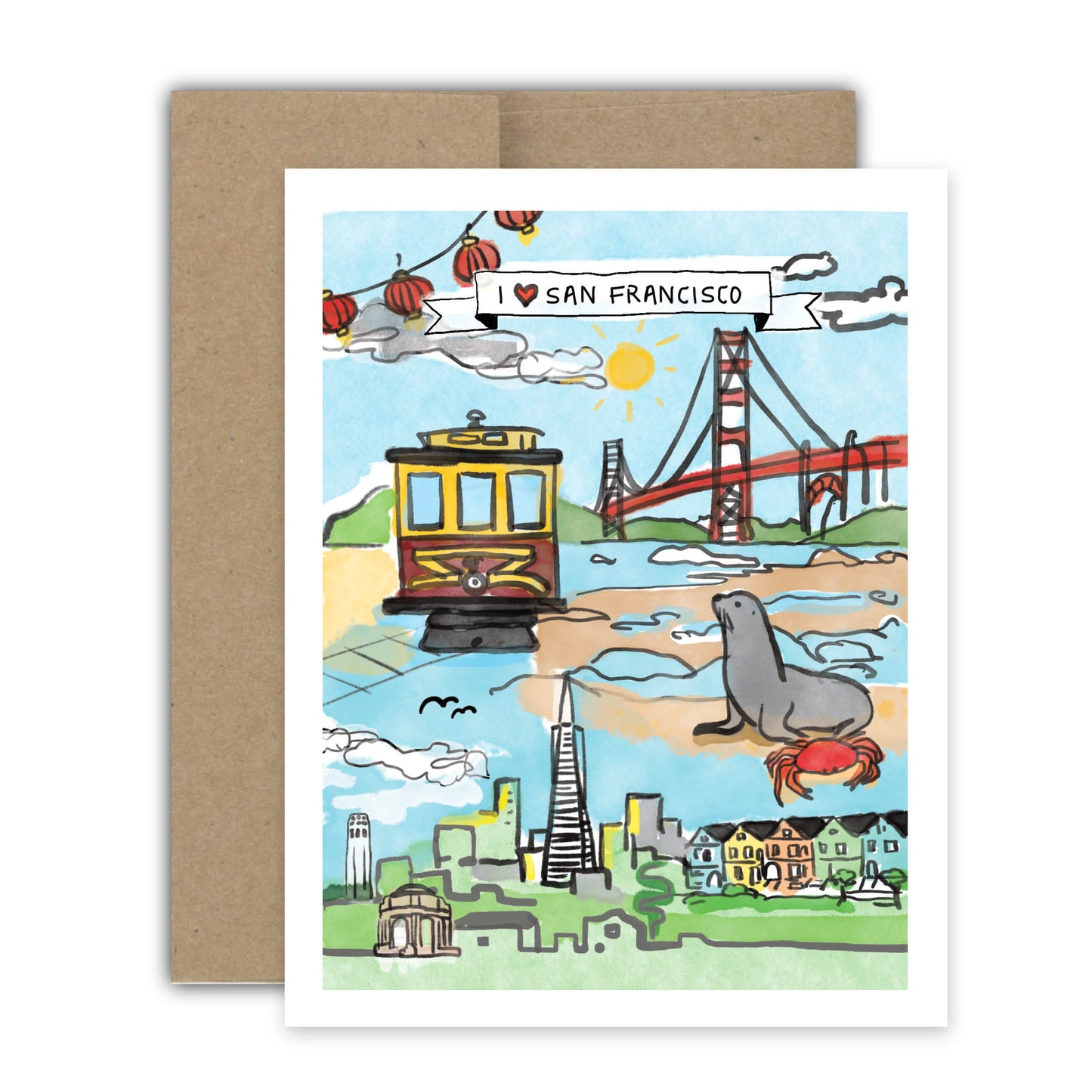 San Francisco Icons Card