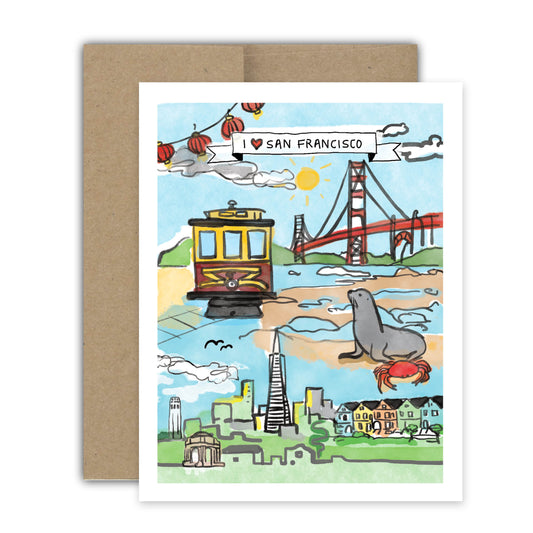 San Francisco Icons Card