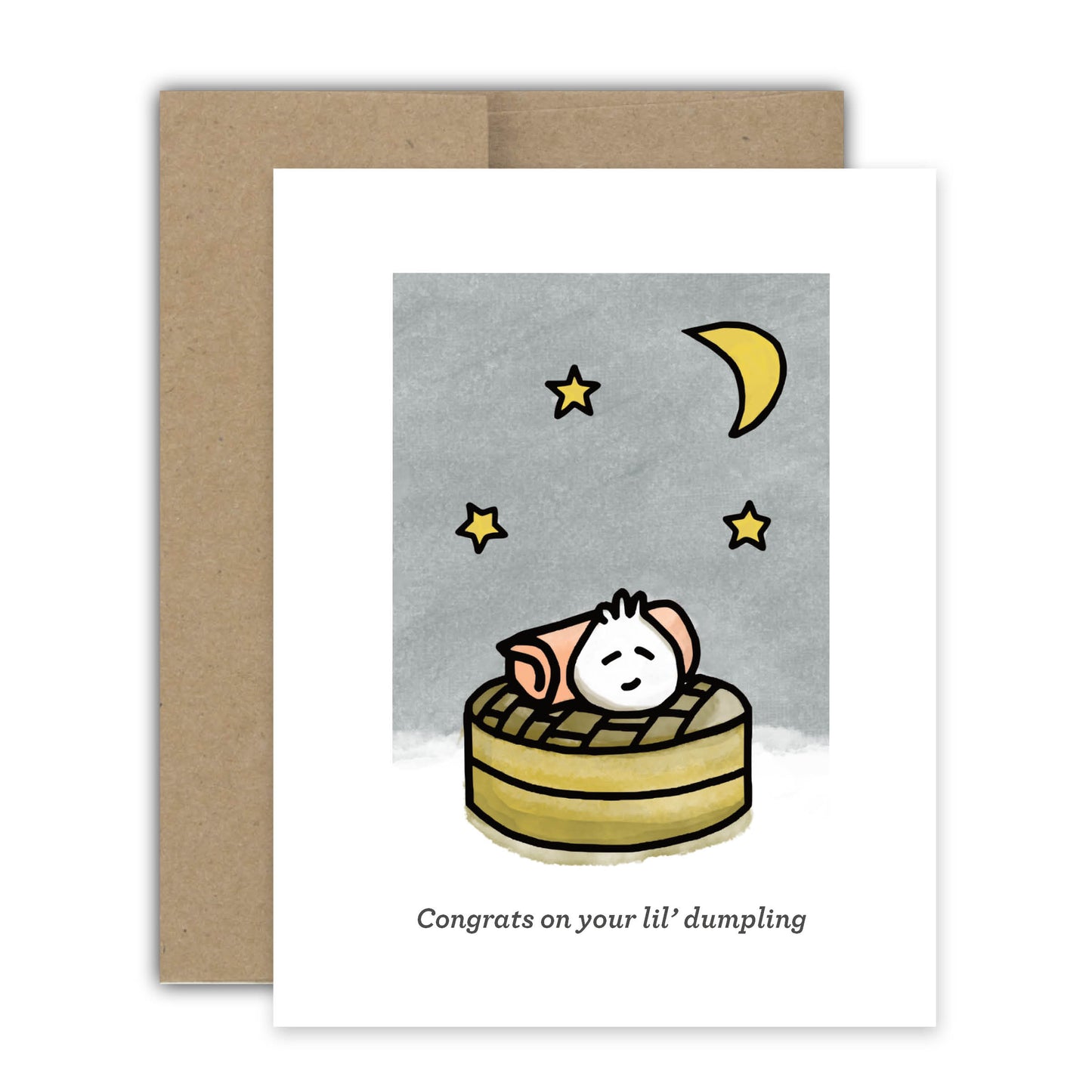Lil' Dumpling Baby Card