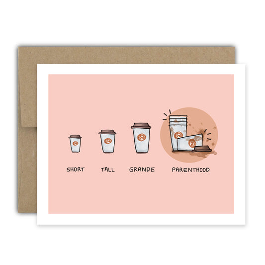 Coffee Parenthood Card