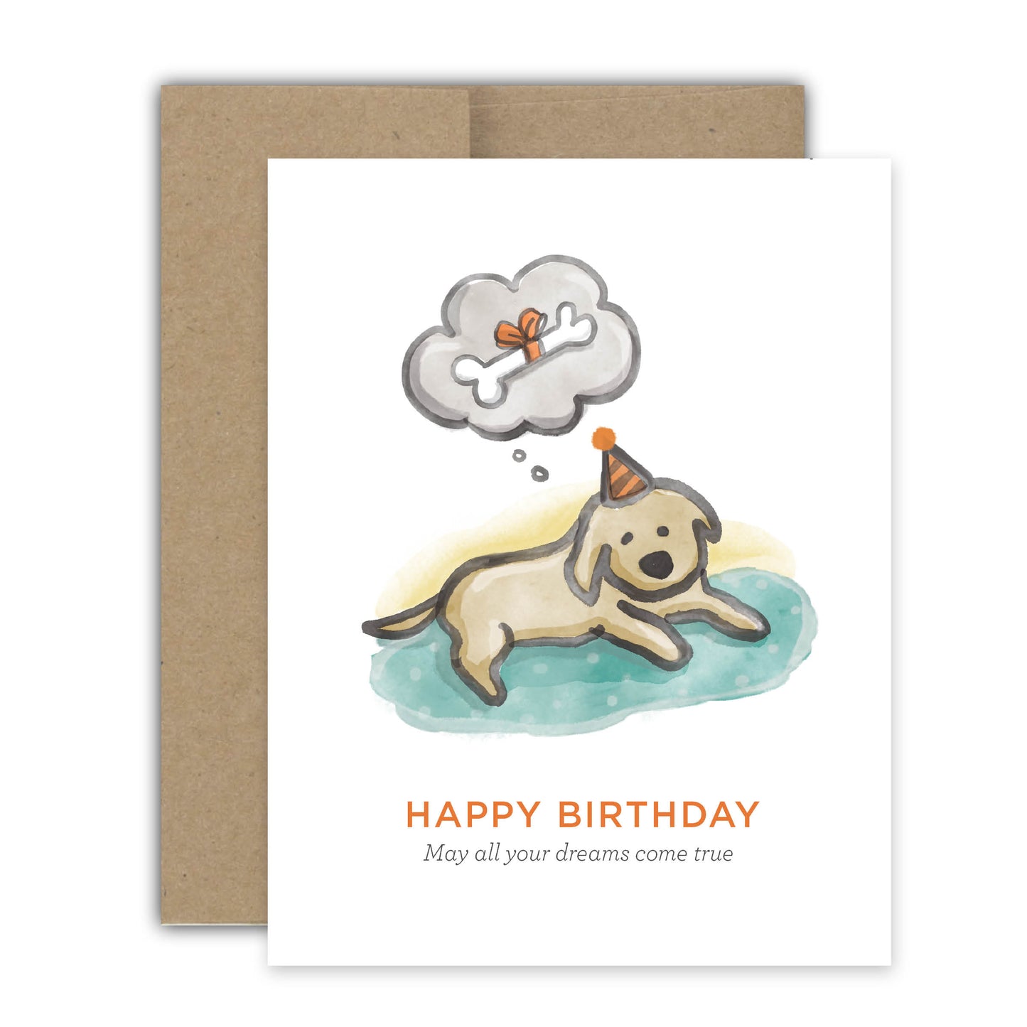 Dog Dreams Birthday Card