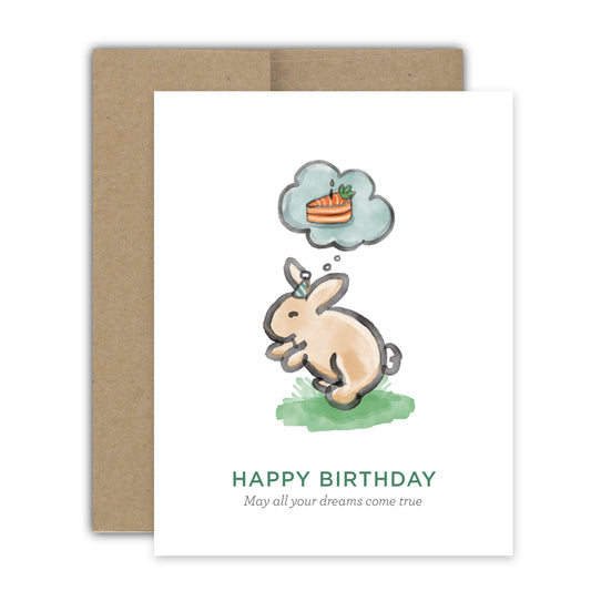 Bunny Dreams Birthday Card