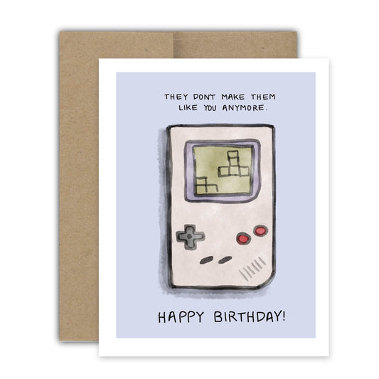 Handheld Gaming Birthday Card