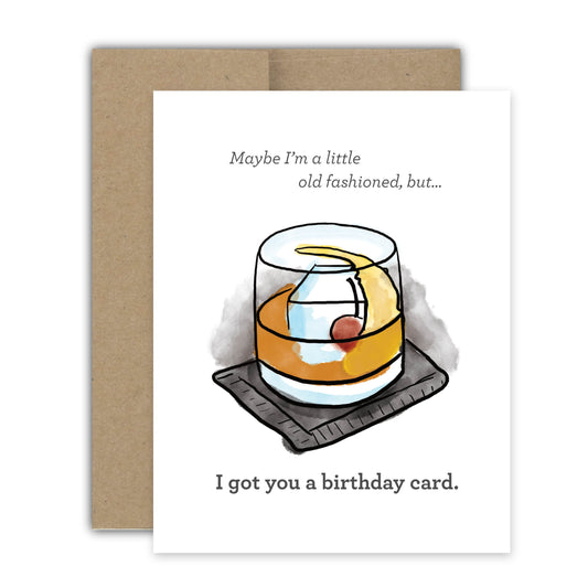 Old Fashioned Birthday Card