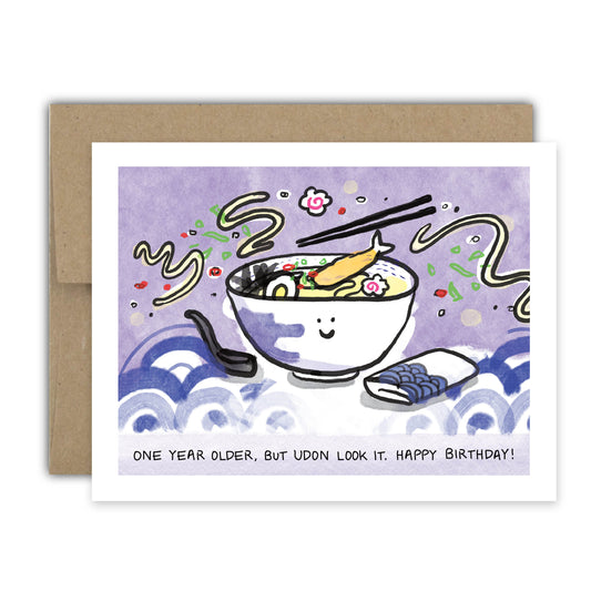 Udon Look It Birthday Card