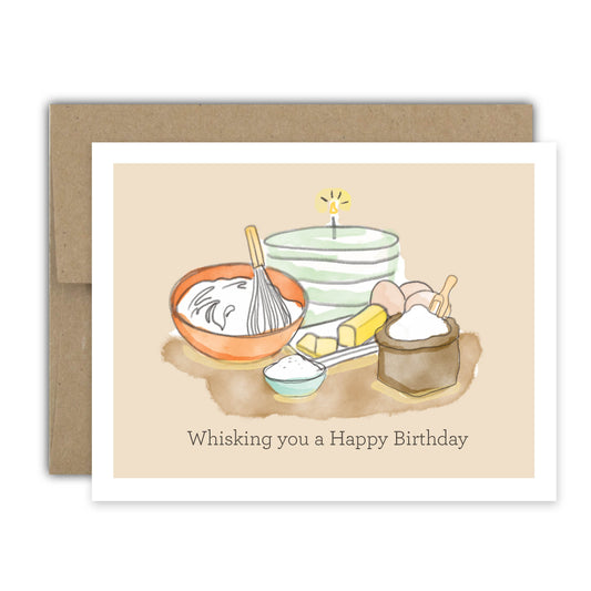 Whisking Birthday Card