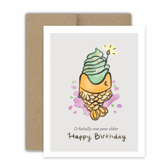 O-fishally Birthday Card