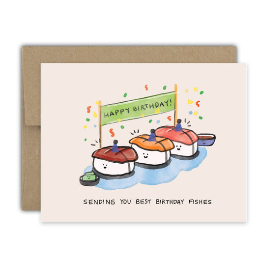Best Birthday Fishes Card