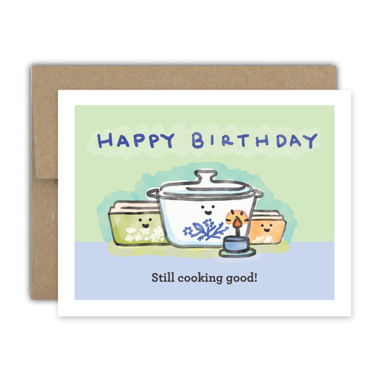 Corningware Birthday Card
