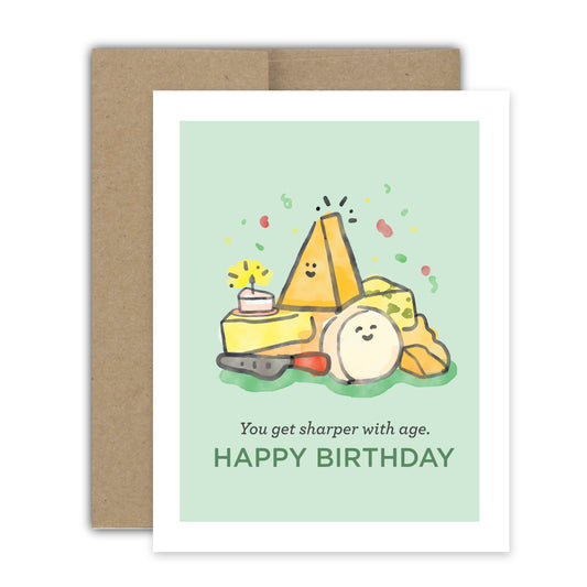 Sharper Age Birthday Card