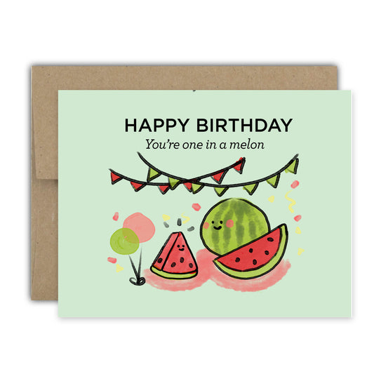 Watermelon Birthday Card