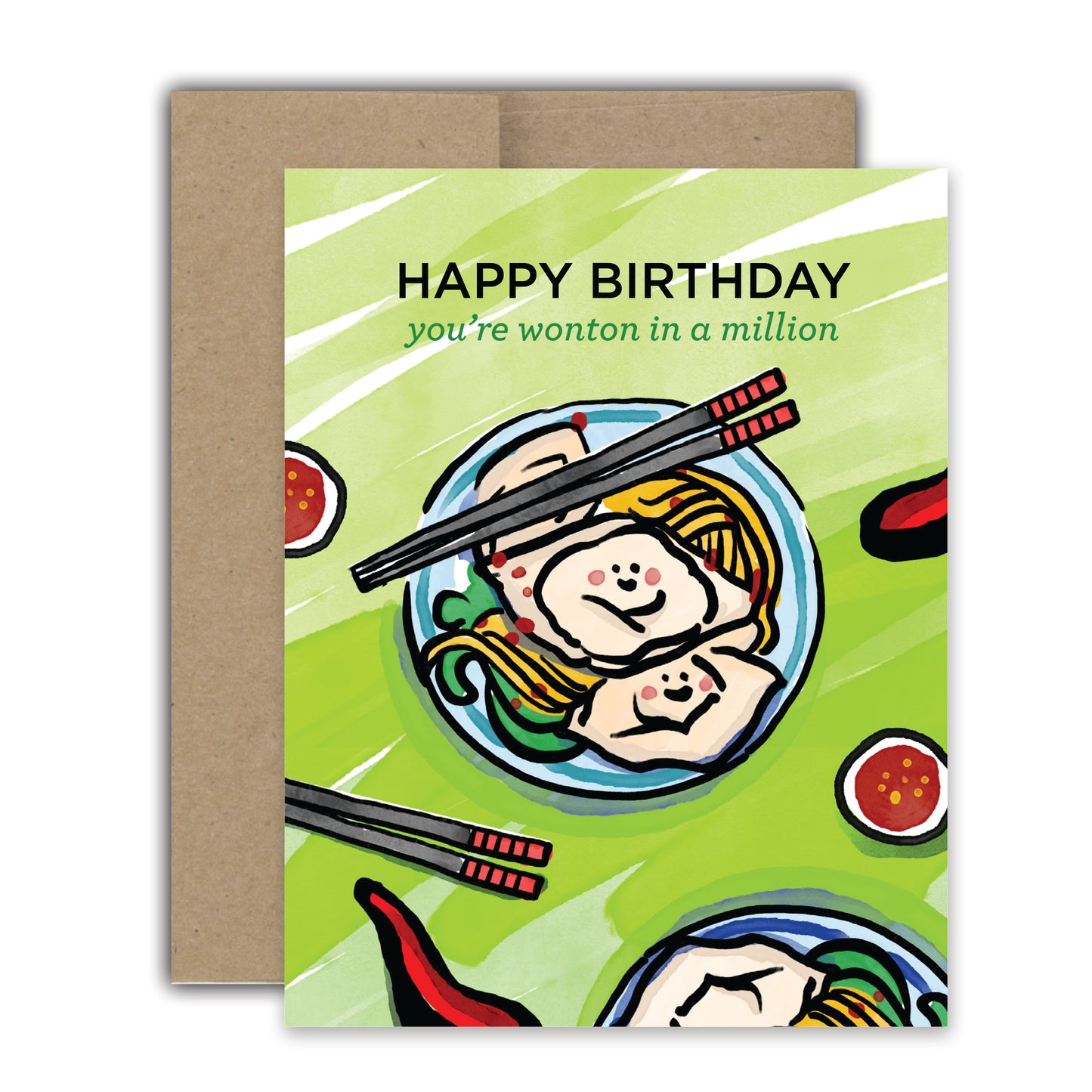 Wonton Birthday Card