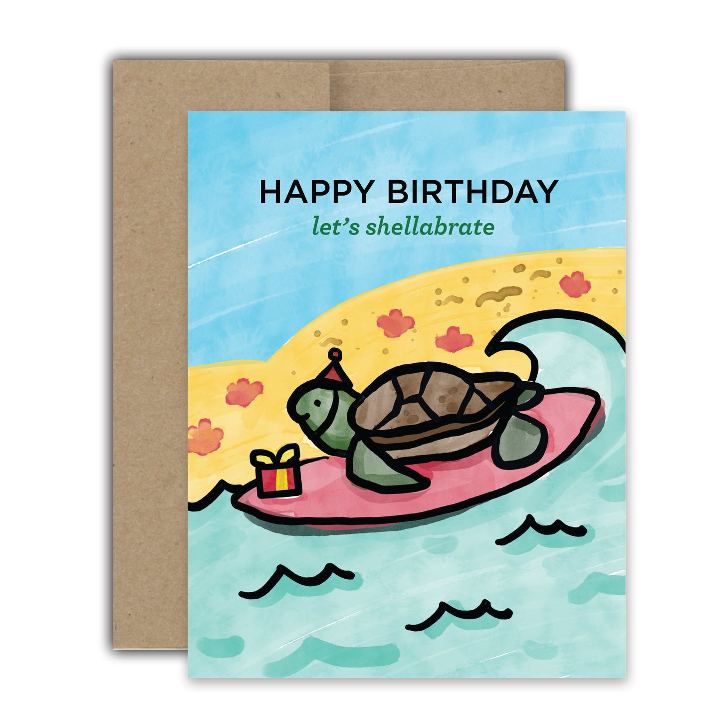 Turtle Birthday Card