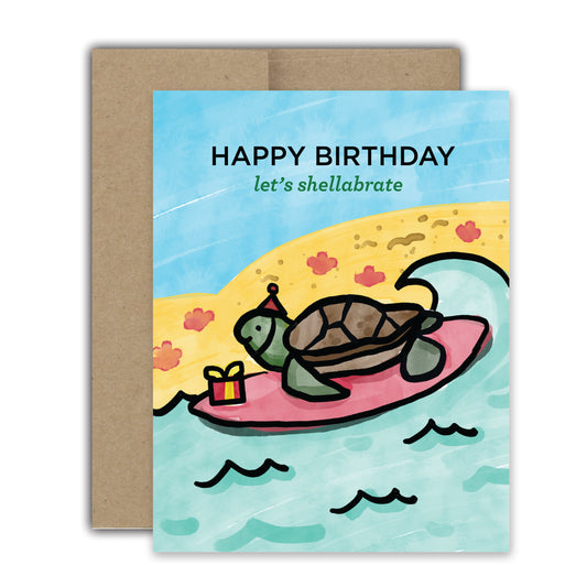 Turtle Birthday Card