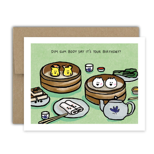 Dim Sum Birthday Card