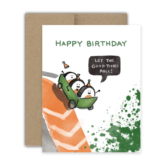 Sushi Good Times Roll Birthday Card