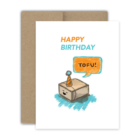 Tofu Birthday Card