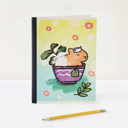 Capybara Cup Composition Notebook