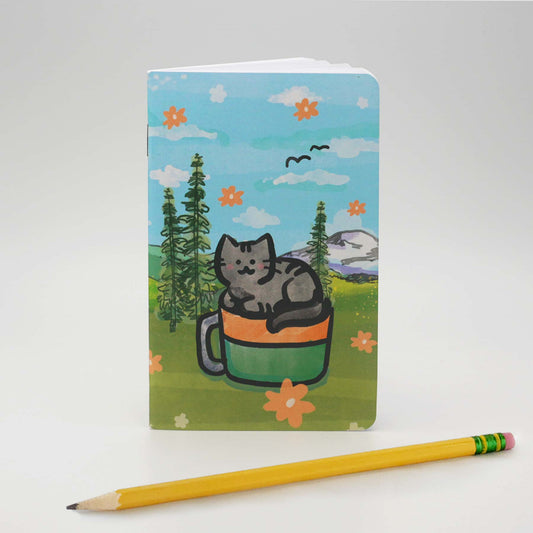 Cat Coffee Pocket Notebook