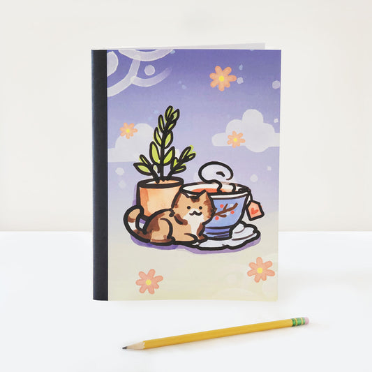 Cat Tea Composition Notebook