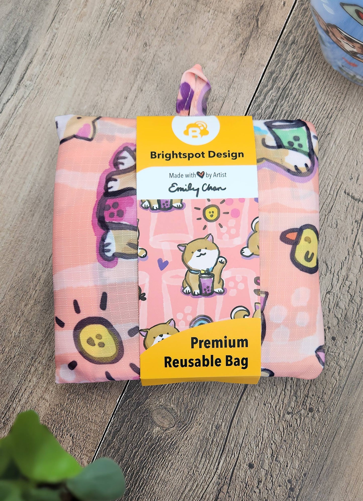 Shiba Boba Foldable Bag