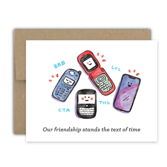 Text of Time Friendship Card