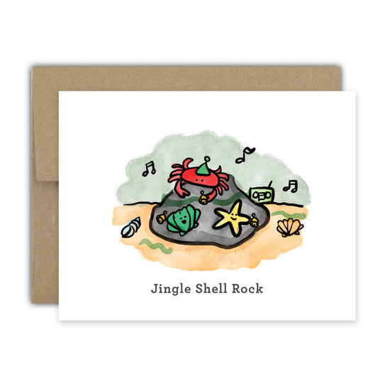 Jingle Shell Rock Card