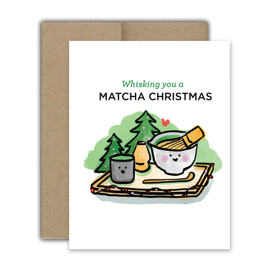 Matcha Christmas Card