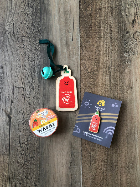 Sriracha Ornament Gift Set