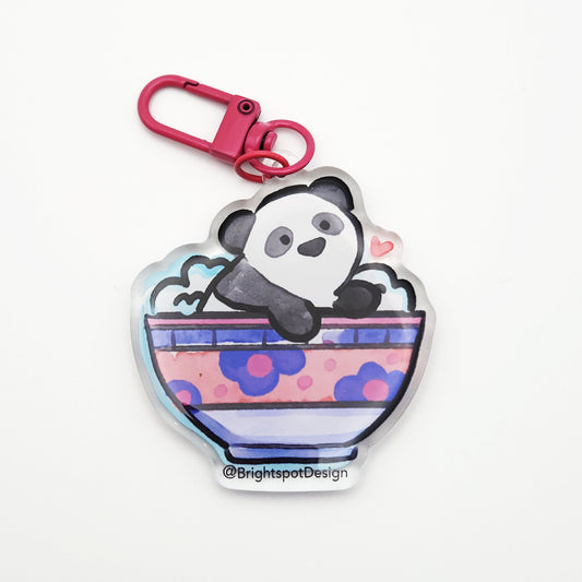 Panda Rice Keychain
