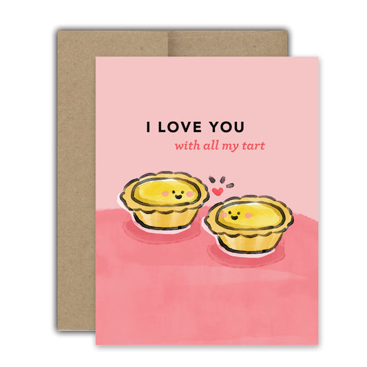 Egg Tart Love Card