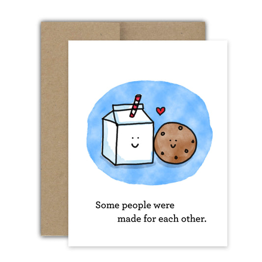 Milk & Cookies Love Card