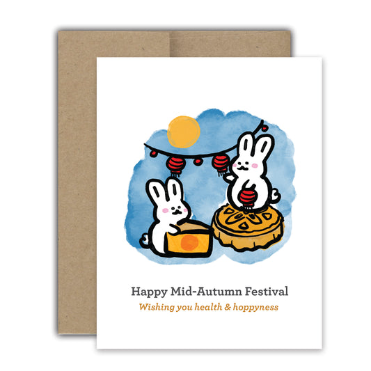 Bunny Mooncake Card