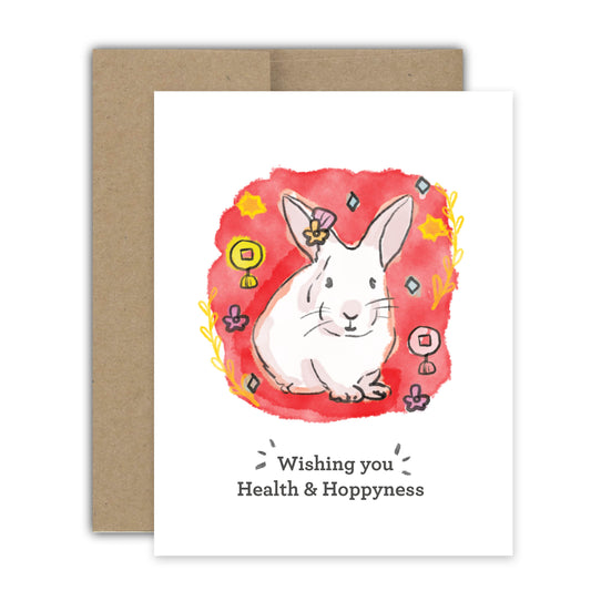 Rabbit Lunar New Year Card
