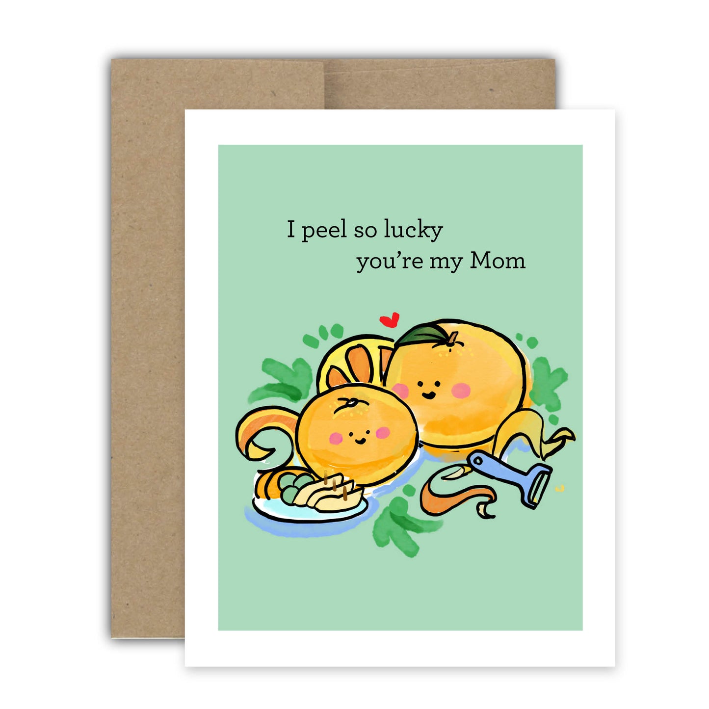 Orange Mom Card