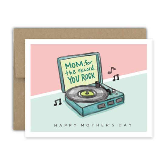 For the Record Mom Card
