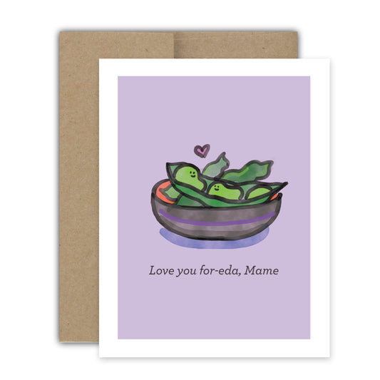 Love For Edamame Card