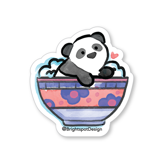 Panda Rice Sticker