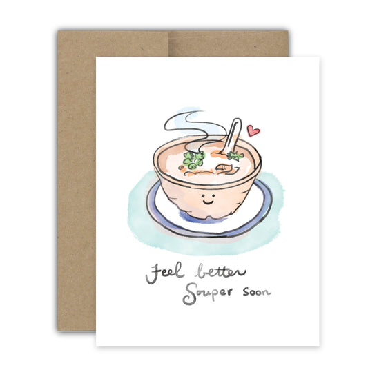 Sympathy Soup Congee Card