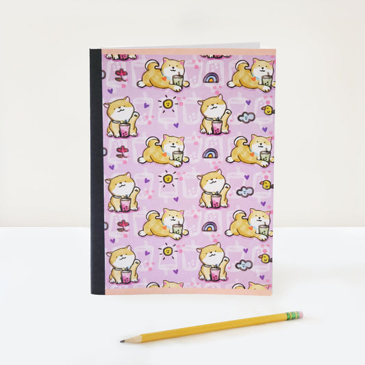 Dog Boba Composition Notebook