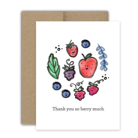 Thank You Berry Much Card
