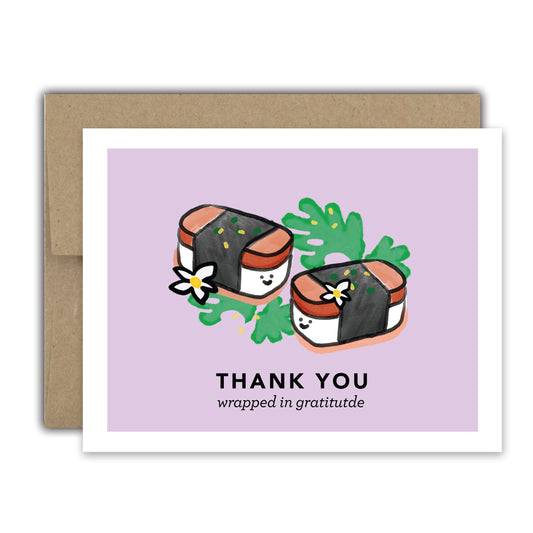 Musubi Thanks Card