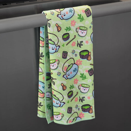 Love You So Matcha Kitchen Towel