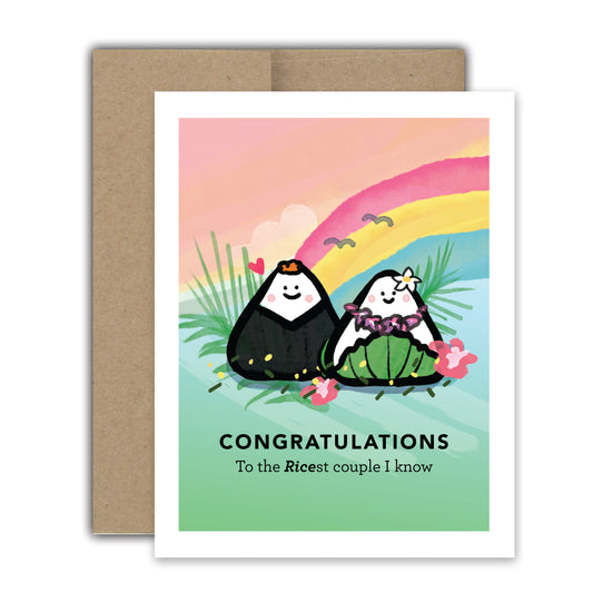 Onigiri Wedding Card