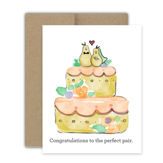 Perfect Pair Wedding Card
