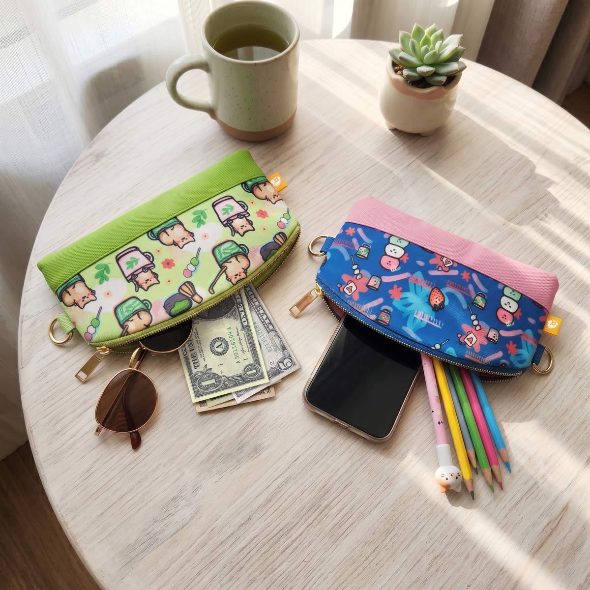Poms & Noms Zip Pouch