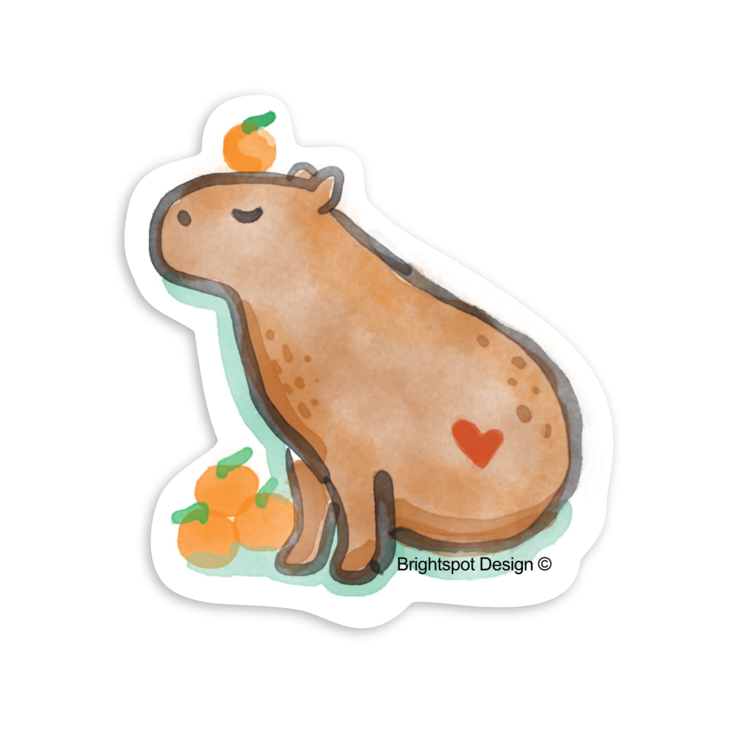 Capybara Sticker