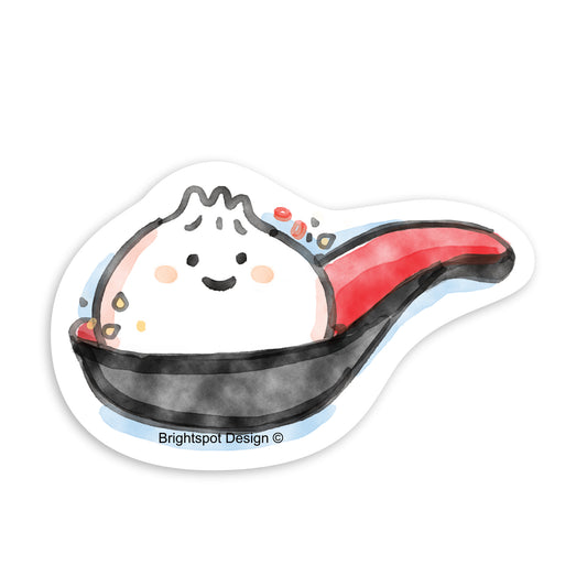 Dumpling Spoon Sticker