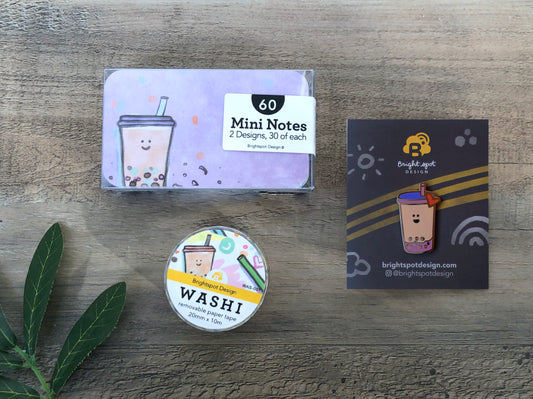 Boba Stationery Gift Set