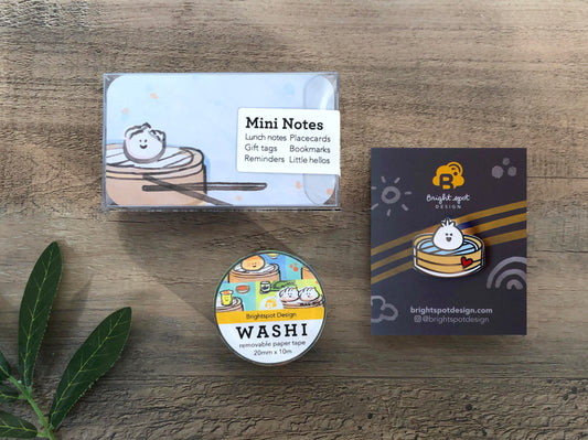 Dumpling Stationery Gift Set